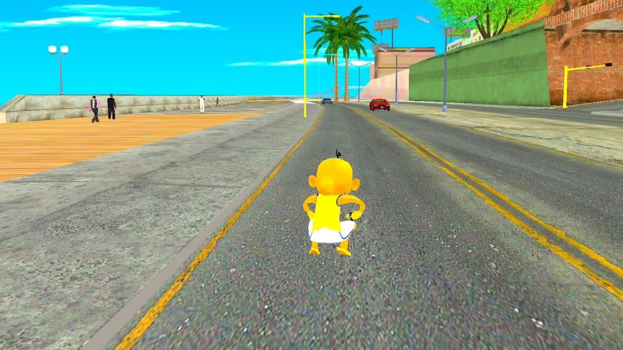 Upin Kebelet Eek Di Jalan Sambar Pakai Mobil Sport 😱😭