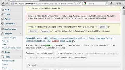 WordPress - 60 - How to Install and Configure W3 Total Cache Plugin