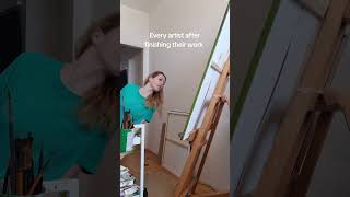 Celebrity Every artist do this after finishing a painting.... Right ? Or am i the only one ? #art #viralart Net Worth