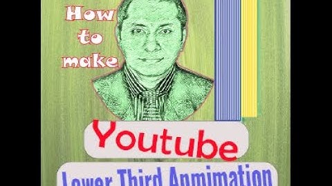 Lower Third Animation in Wondershare Filmora X || How to Make Lower Third Animation for YOUTUBE? ||