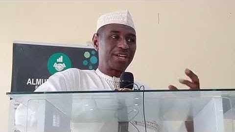 AWF Zakat Empowerment Workshop Lecture - Part 3(2) in Hausa