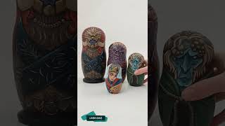 Custom Elden Ring Nesting Doll Set #russiandolls #handpainted #matryoshka #nestingdolls #shorts