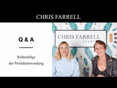 Reihenfolge der Produktanwendung I Q & A Chris Farrell