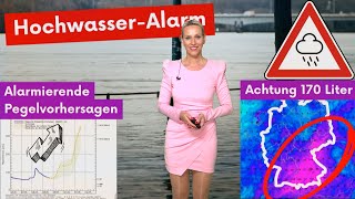 Unwetterwarnung: Apokalyptische Regensummen verursachen Hochwasser und Überschwemmungen! Zombietief!