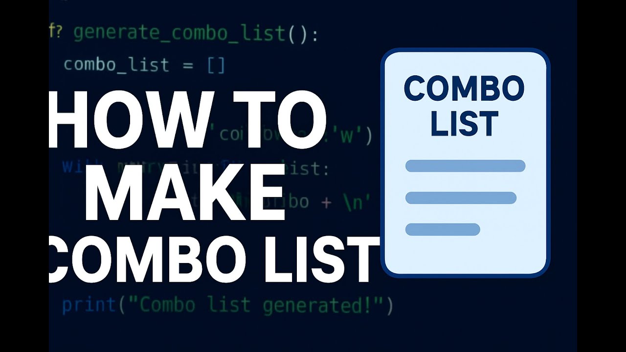 Combo Maker Tool 2025 | Full Guide [PART-1] - YouTube