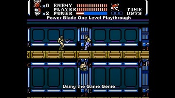 Power Blade One Level Playthrough using the Nes