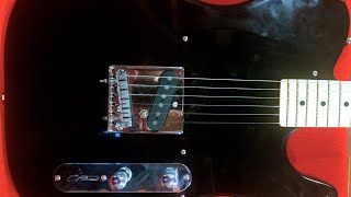 Telecaster Hybrid - Acoustic - Stealth Esquire - Paramount - Brenner Piezo Pickup