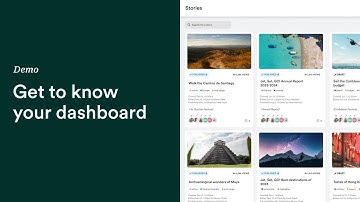 Shorthand dashboard tour: navigate your digital storytelling workspace