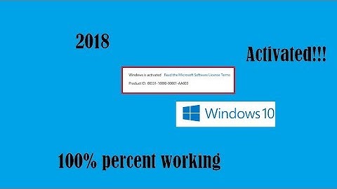 How to Activate Windows 10 without any Product key or Software - 100% working [2018]