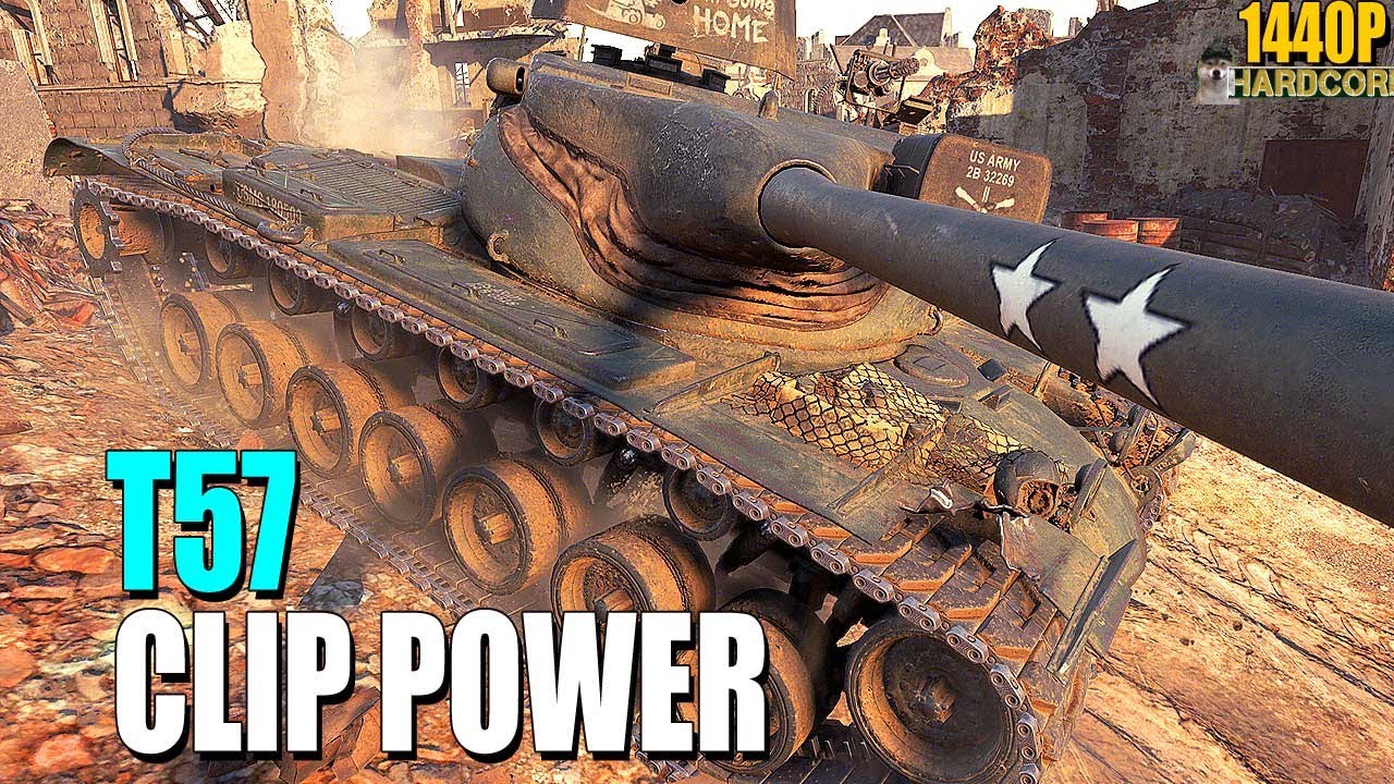 T57 Heavy: Clip power - World of Tanks - YouTube