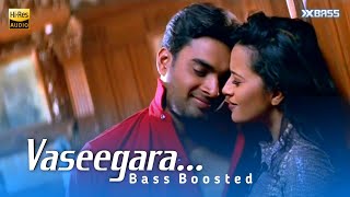 Vaseegara Song  Bass Boosted   Minnale  Bombay Jayashri  Harris Jayaraj