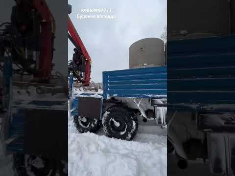 Бурение колодца зимой!!!