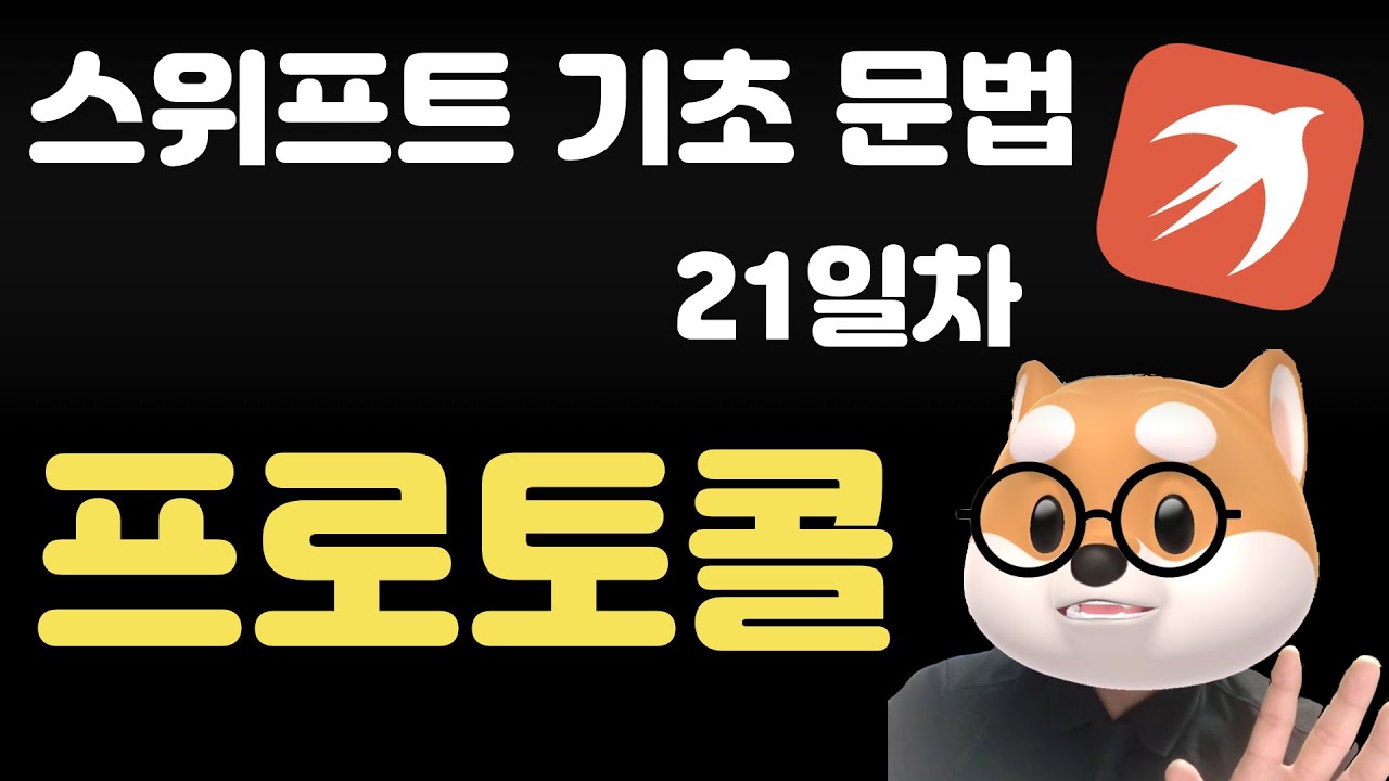 New 스위프트 기초 문법 - 21일차 / 프로토콜