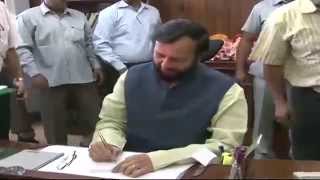 Shri Prakash Javadekar takes charge as the Minister of State for Environment, Forest & Climate