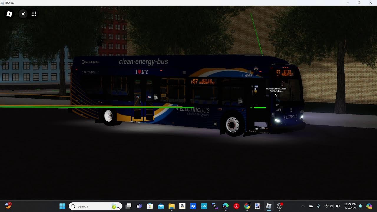 ROBLOX MTA Regional Bus Operations (MTARBO) - M57 Run (7/5/2024)