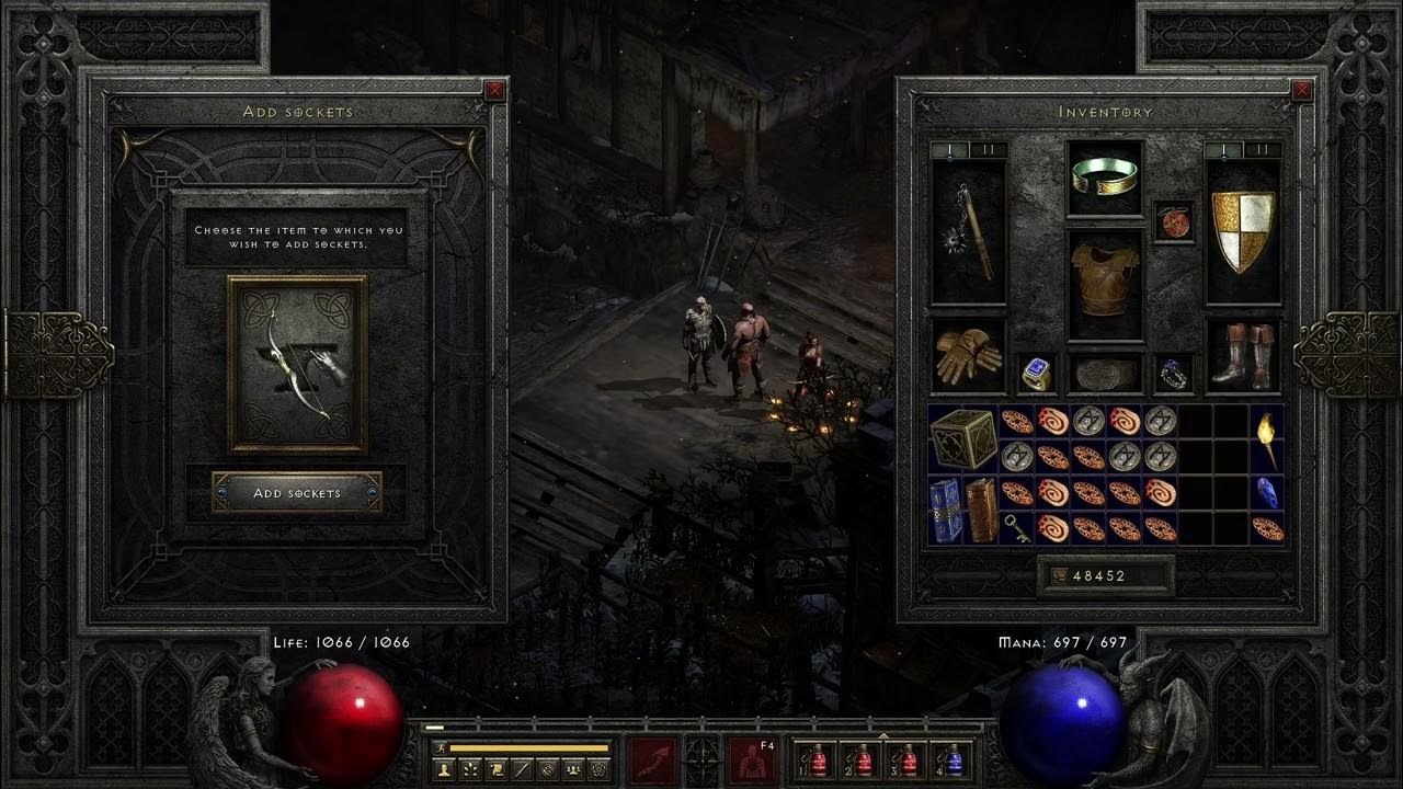 D2r archer s ceremonial bow socket fail youtube