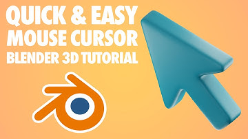 Blender 3D Mouse Cursor Modeling Tutorial - Quick and Easy - Blender 3D Tutorial