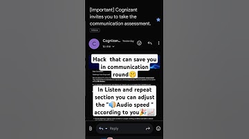 Cognizant Communication test trick🎉 #trending #cognizantgenc #viralvideo #ytshorts