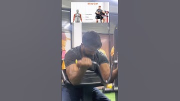 Preacher Curl Workout 💪 #biceps #workout #short #fitness #bodybuilding