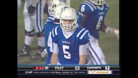GAME OF THE WEEK - Foley vs. Fairhope (2012 Week 7)