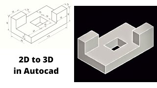 How to create 3d model in Autocad- Tutorial 1 by CADZest 68 views 2 years ago 6 minutes, 38 seconds