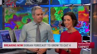 2019-08-29 Hurricane Dorian TV coverage