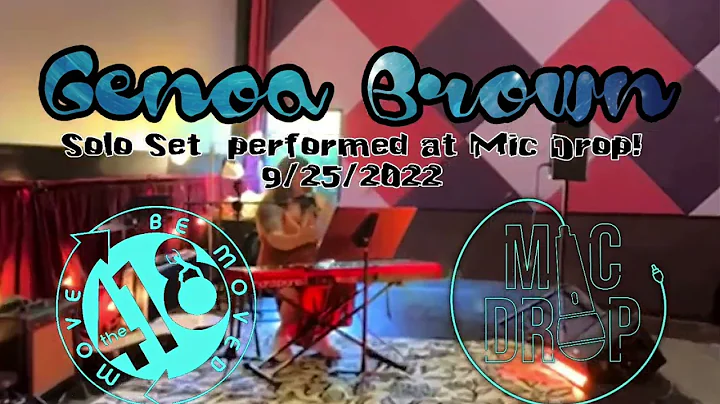 Genoa Brown Performs a Solo Set at Mic Drop 9/25/2...