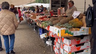 جولة في السوق الاسبوعي في البرتغال 🇵🇹 أطيب شعب 🥰🥰 مع اثمنة بعض المنتوجات