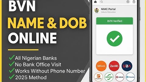 How to print, Check BVN Name & Date of Birth Online (2025 Updated Method)