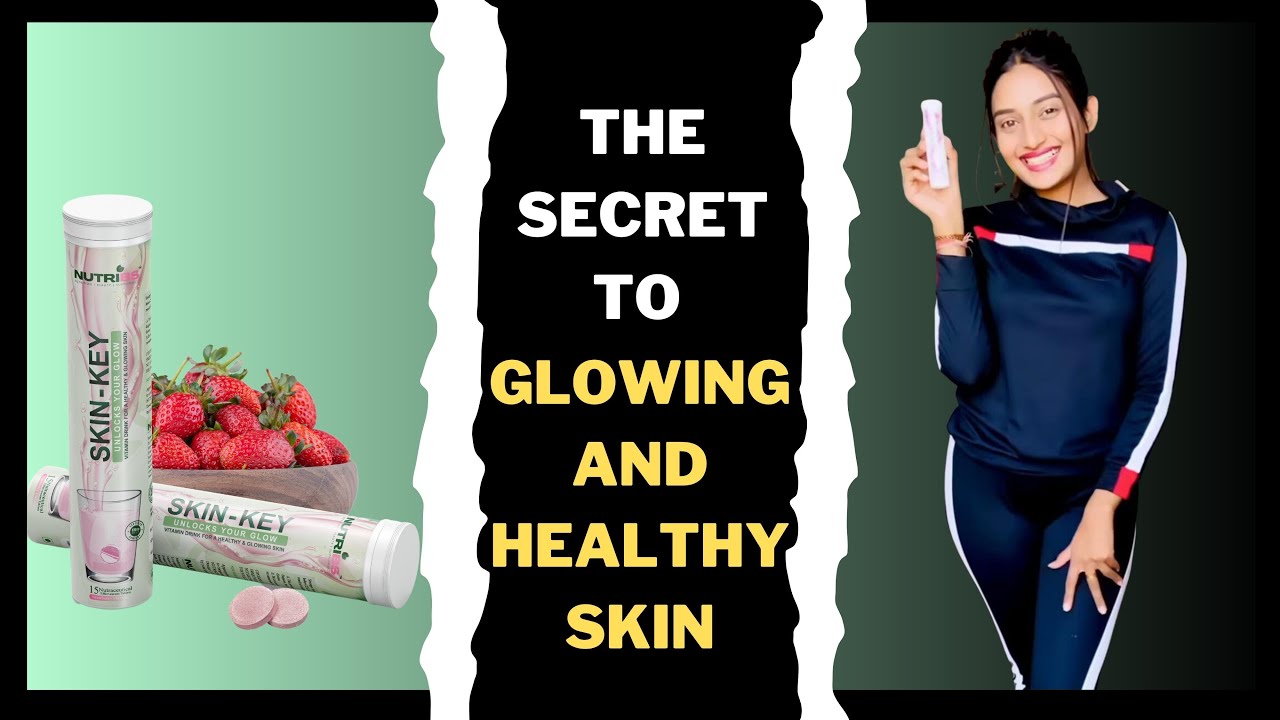 VITAMIN DRINK FOR GLOWING SKIN NUTRIBS SKIN KEY SUPPLEMENT UNLOCK 