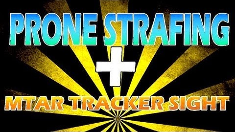 How to Prone Strafe and MTAR Tracker Sight Tips! (Call of Duty Ghosts XBOX One Gameplay)
