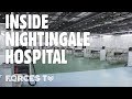 NHS Nightingale: Inside London's Temporary Field Hospital | Forces TV