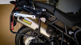 Akrapovic Slip-On Install - 2017 Triumph Tiger 800 XCx