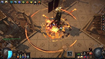 PATH OF EXILE (3.9) - Pyroclast mine erased Warlord