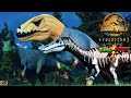 Halloween dinosaurs in the spooky forest  showcase  jurassic world  jurassic park