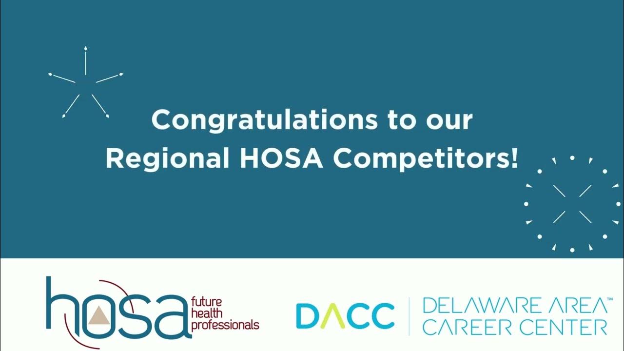 HOSA Regional Results 2022 YouTube