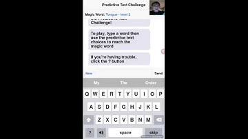 Predictive Text Challenge