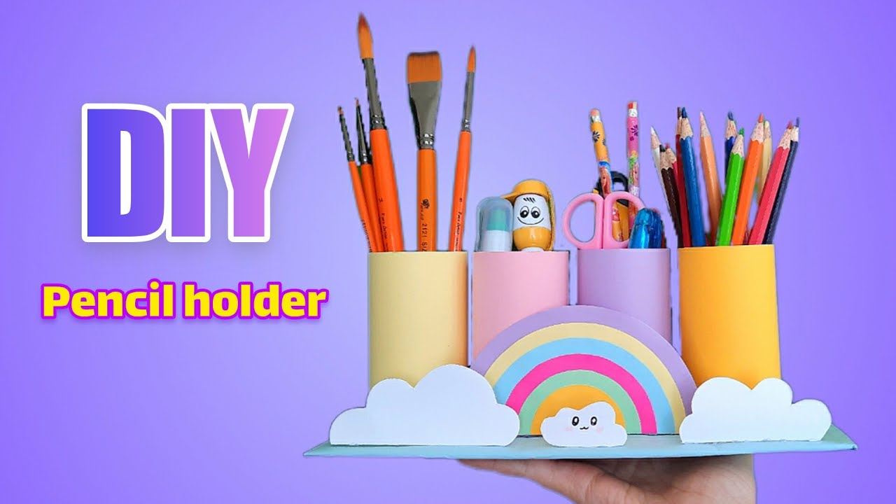Easy craft ideas | How to make pencil holder | paper craft | Diy ...
