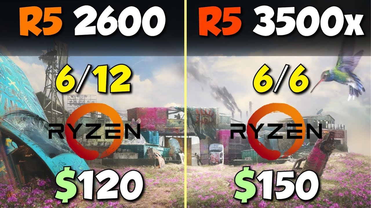 Ryzen 5 2600 Vs Ryzen 5 3500x Youtube