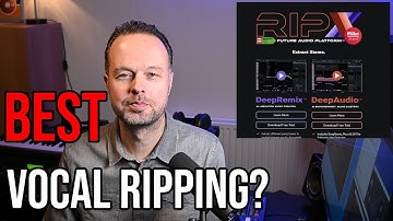 Separating vocals from a track with RipX DeepRemix (versus SpectraLayers, RX8, Vocalremover)