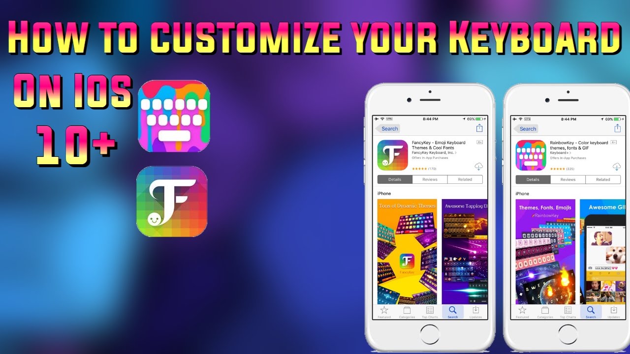 How to customize your keyboard on ios 10+ - YouTube