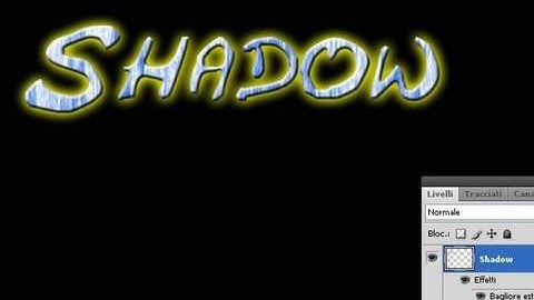 Tutorial Photoshop CS4 - how to use the fibers effect on a text