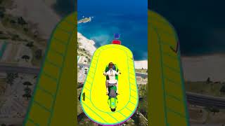 Gta V Dangerous Stunt On Mount Chiliad Episode.62 #Shorts