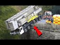 20 Dangerous Truck &amp; Bus Driving Roads In The World - Crazy Driving Muddy Road, Climbing Steep Hill