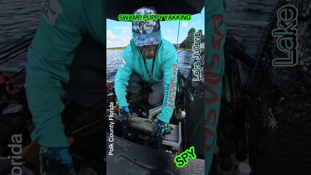 Enjoying the feeling of catching big florida bass!! #bass #fishing #kayak #florida #booyah