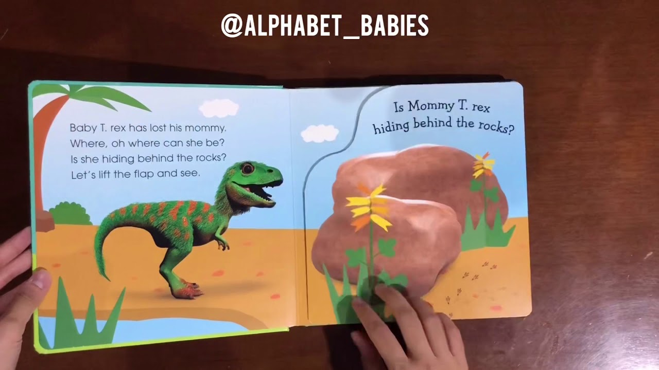 pop up peekaboo baby dinosaur