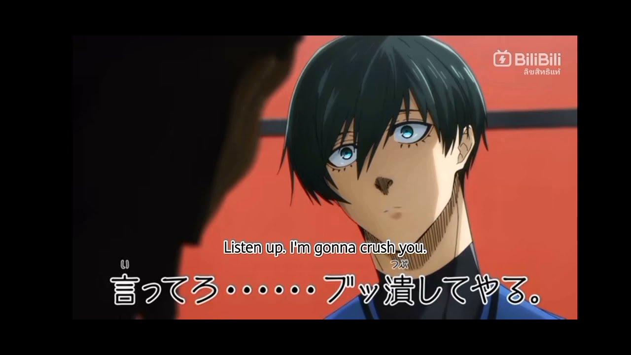 Rin Speaks English 😳 | Blue lock ep23 (uhh - framed speed up sound ...