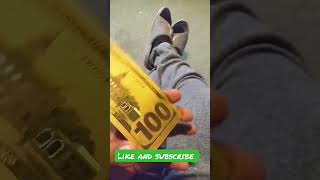 have you ever seen a 24k golden $100 bill??#viral #gold#money#shorts#100#exclusive have you ever seen a 24k golden $100 bill??#viral #gold#money#shorts#100#exclusive