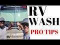 PRO RV WASH PROCESS VS. OPTIMUM NO RINSE WASH COMPARISON