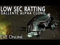 EVE Online Gallente Alpha Clone Guide to Low Sec Ratting